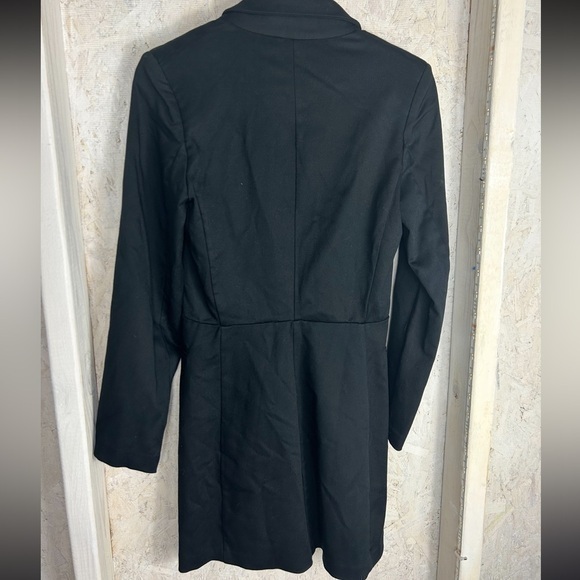 Reformation black one button long blazer sz‎ 2 - Picture 3 of 6